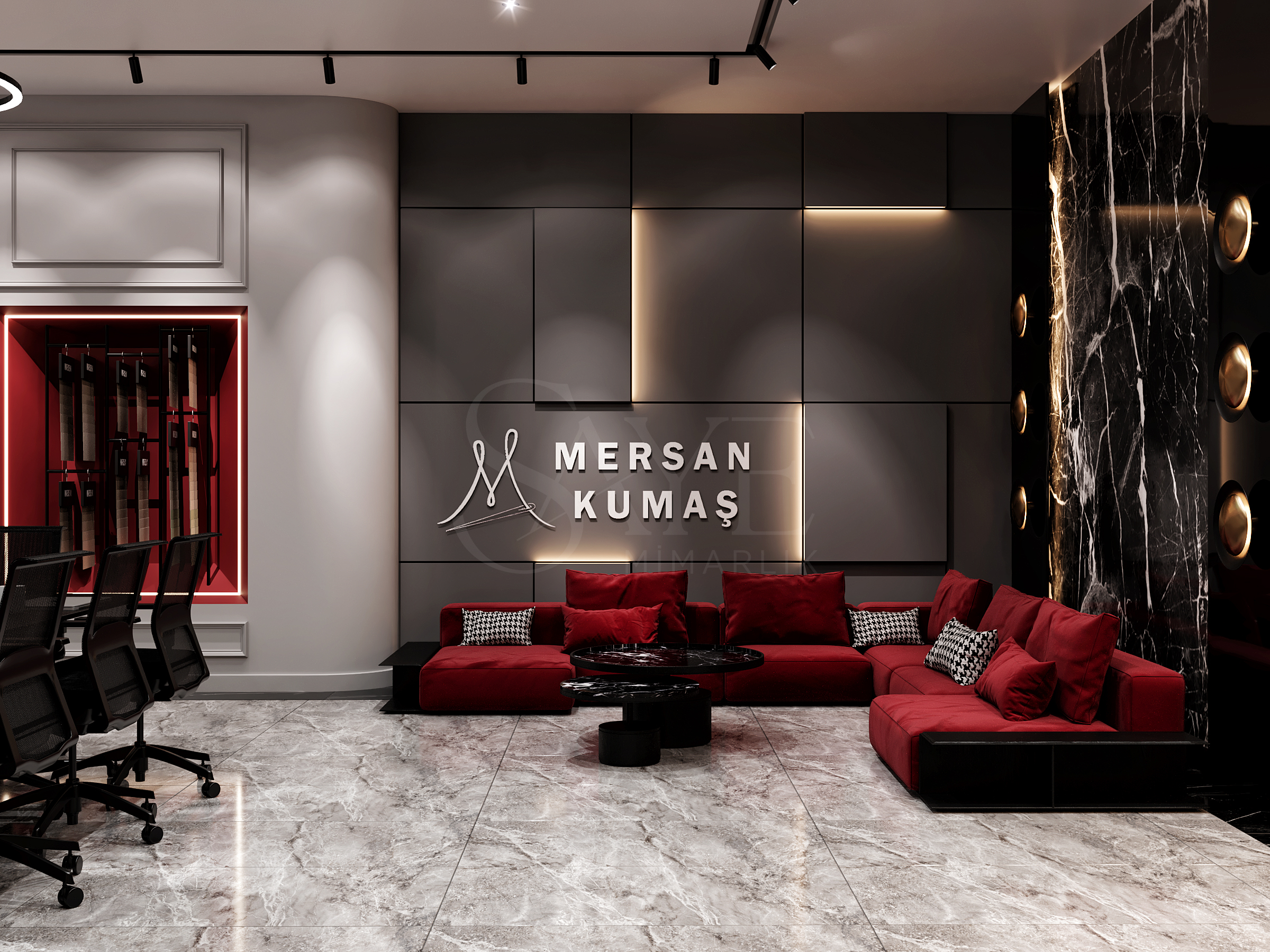 Tekstil Showroom Çalışması